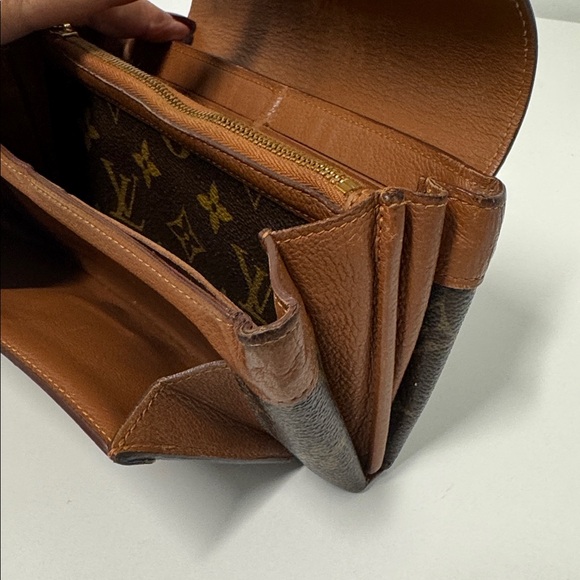 Louis Vuitton Monogram Canvas Elysee Wallet 29862 Brown Leather Authentic - Picture 3 of 9